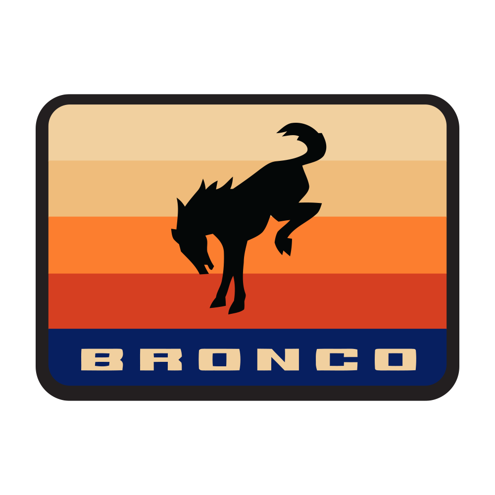 Patch - Ford Bronco Stripes - Rectangle