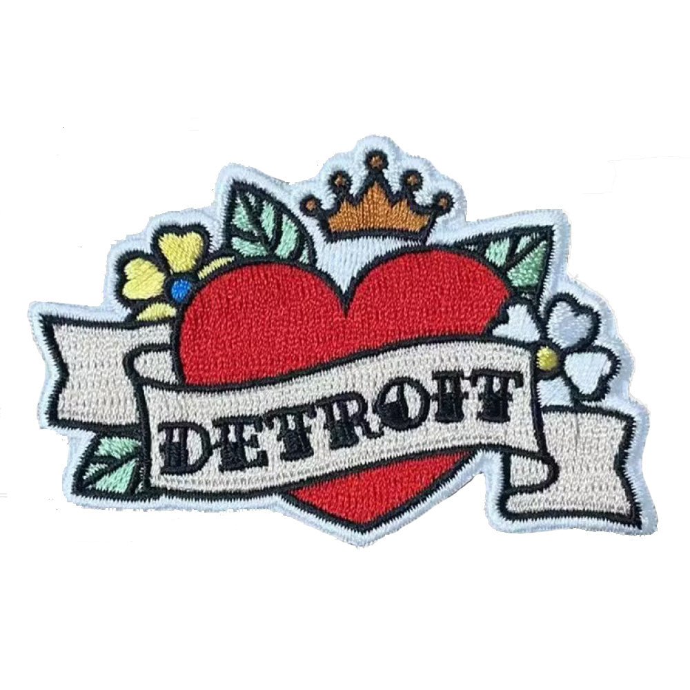 Patch - Detroit Tattoo Heart - Detroit Shirt CompanyDetroit Shirt CompanyPatches (Accessories)