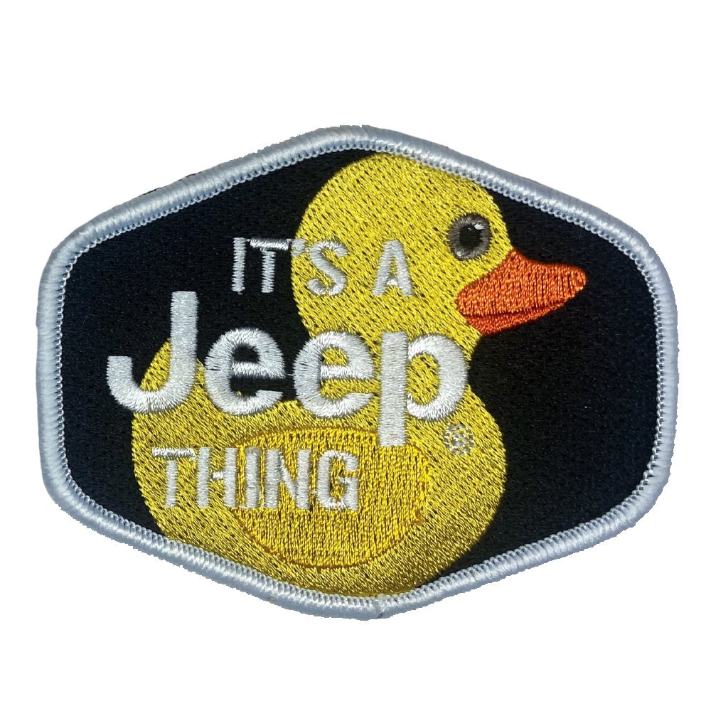 Patch - Jeep Duck - It's A Jeep Thing - Black - Detroit Shirt CompanyFCA - JeepPatches (Accessories)