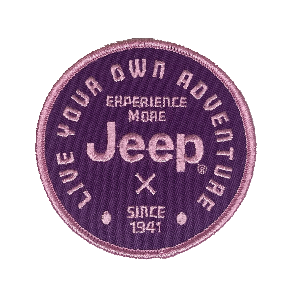 Patch - Jeep Live Your Adventure - Purple