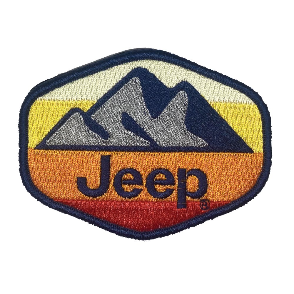 Patch - Jeep Mountain - Navy - Detroit Shirt CompanyFCA - JeepPatches (Accessories)