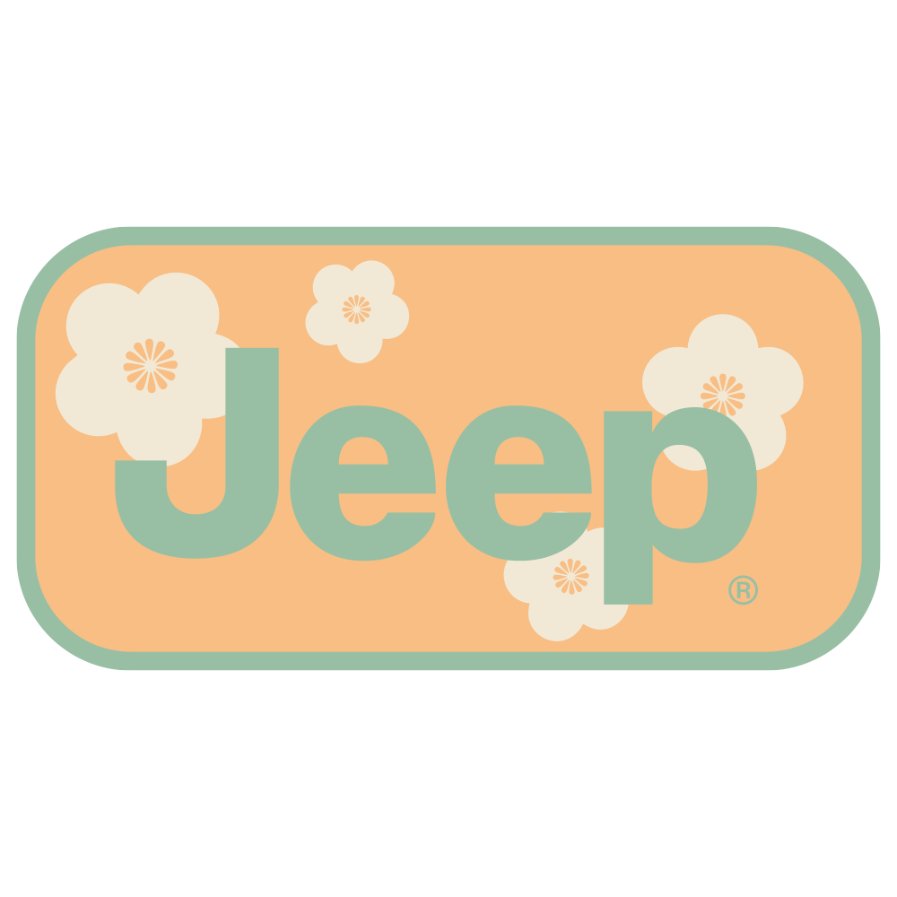 Patch - Jeep Flowers