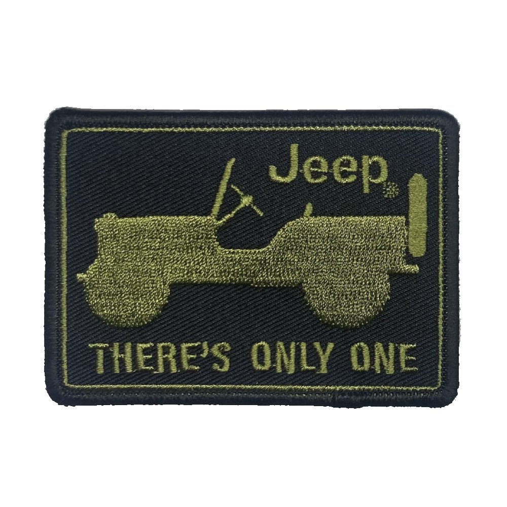 Patch - Jeep There's Only One - Detroit Shirt CompanyFCA - JeepPatches (Accessories)