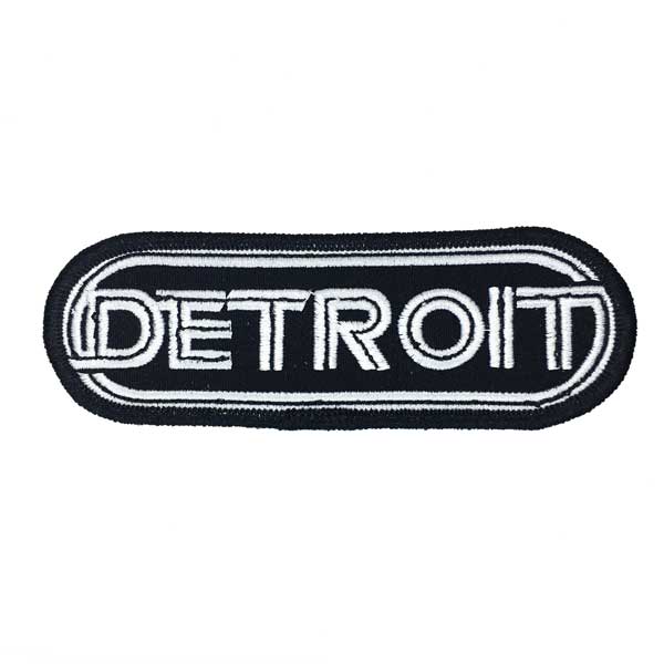 Patch - Detroit Wrap Black - Detroit Shirt CompanyDetroit Shirt CompanyPatches (Accessories)