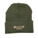 Hat - Jeep Grille Flip Knit - Army Green - Detroit Shirt CompanyFCA - JeepHats (Apparel)