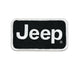 Patch - Jeep Text - Black/White - Detroit Shirt CompanyFCA - JeepPatches (Accessories)