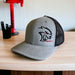 Hat - Dodge SRT Hellcat REDEYE SnapBack Trucker (Heather Grey/Black) - Detroit Shirt CompanyFCA - DodgeHats (Apparel)