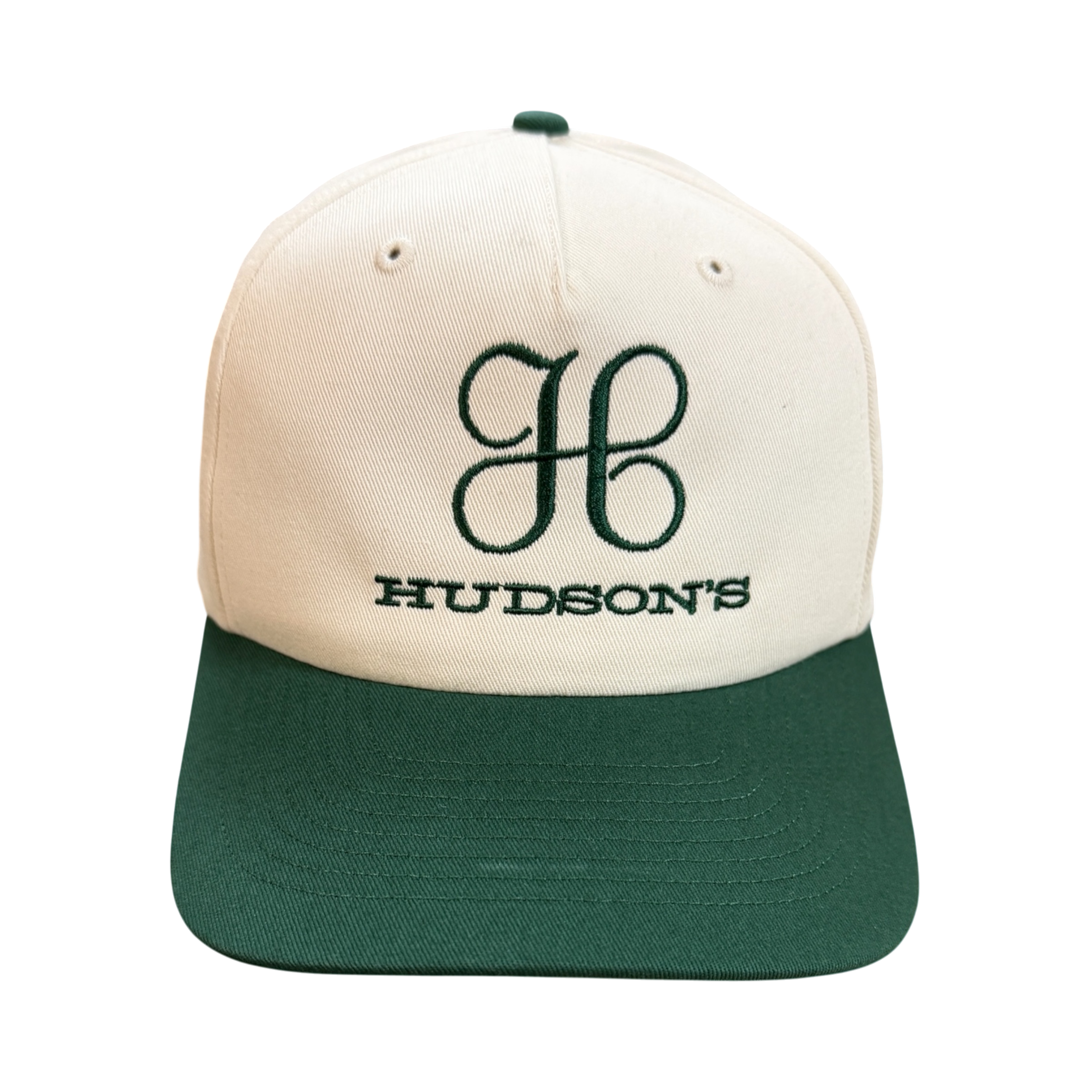 Hat - Detroit Hudson's Vintage Logo - Cream/Dark Green