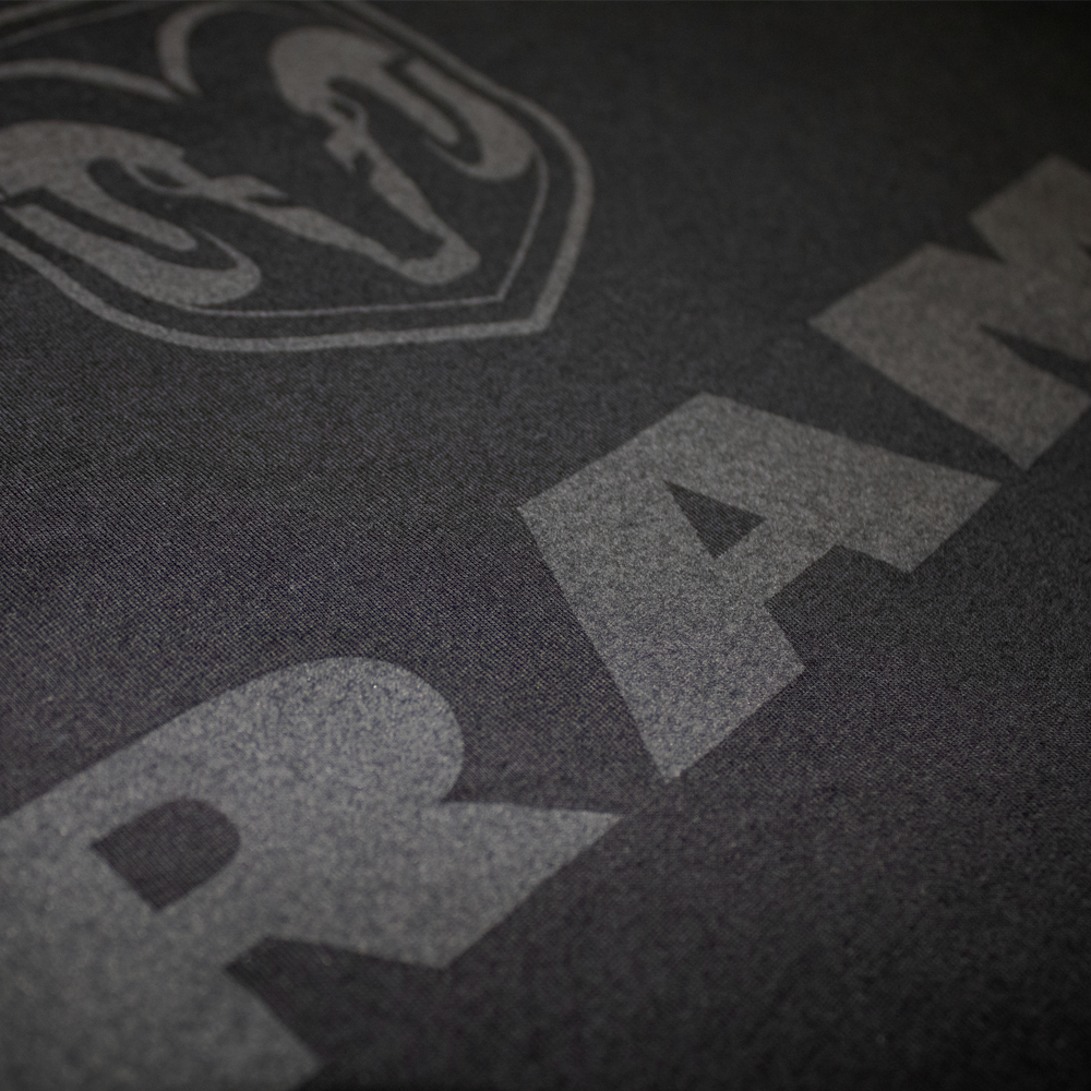 Mens RAM Blackout T-shirt (Black)