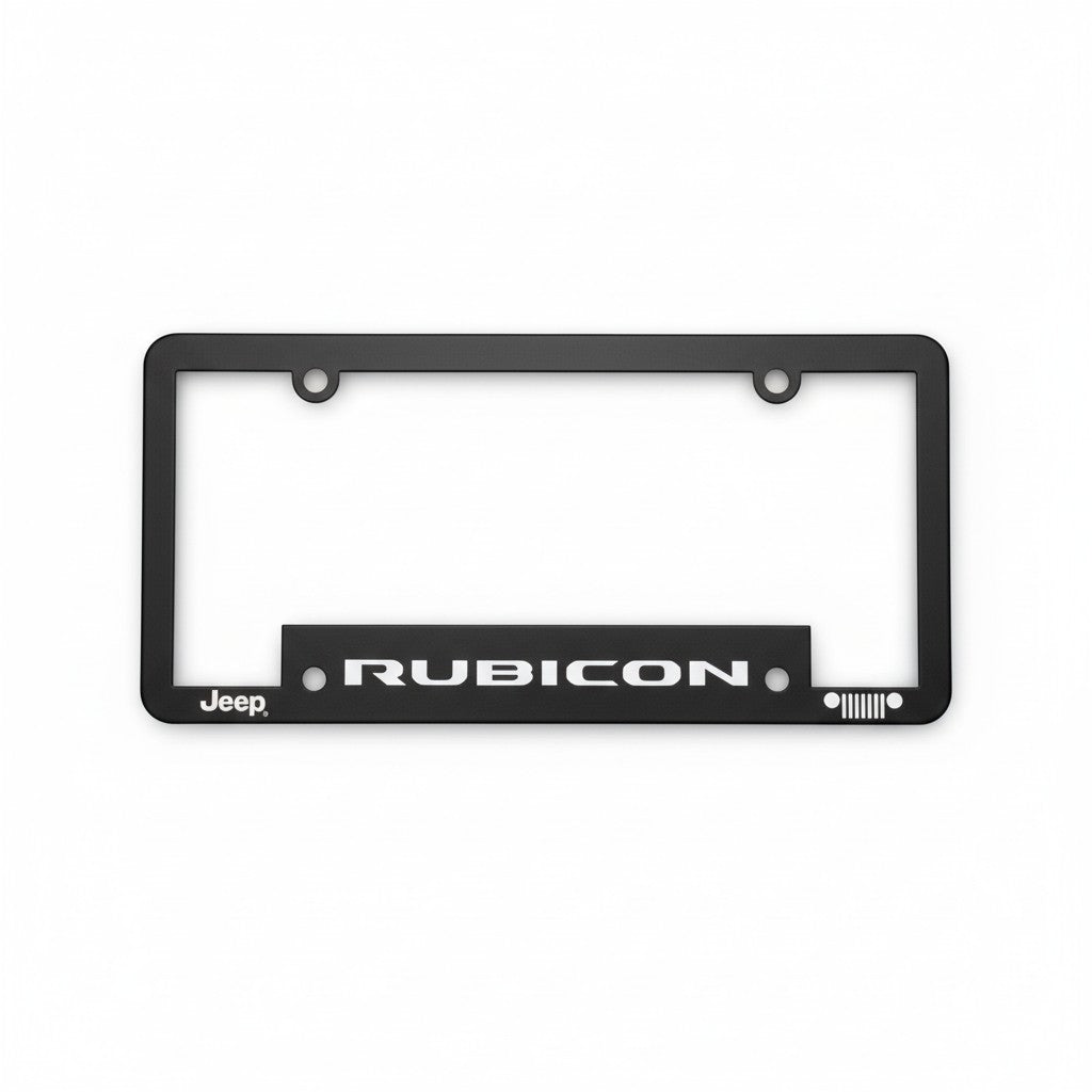 License Plate Frame - Jeep Rubicon