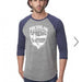 Mens Michigan Shield Triblend 3/4 Sleeve Baseball T-shirt - Detroit Shirt CompanyDetroit Shirt CompanyT-Shirts (Apparel)