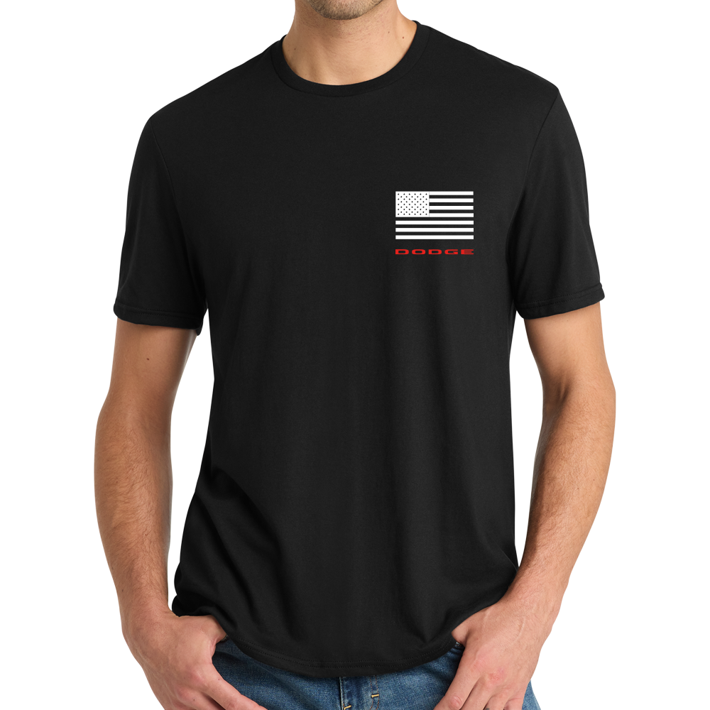 Mens T-Shirt - A250 Dodge Flag