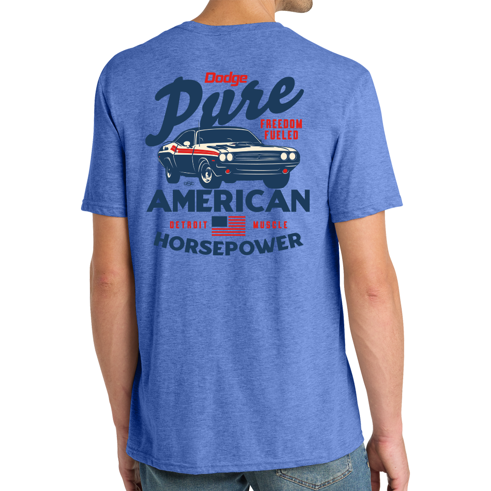 Mens T-Shirt - A250 Dodge Pure American Horsepower