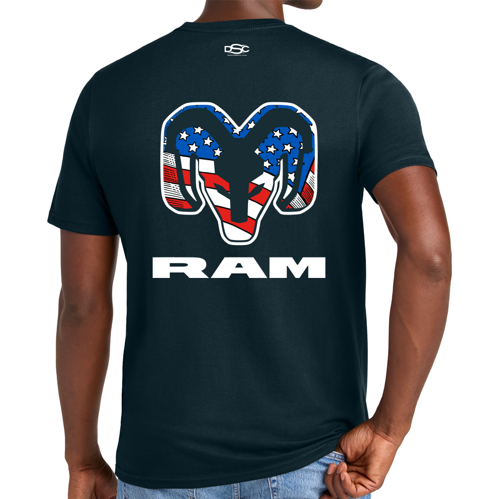 Mens T-Shirt - A250 Ram Flag