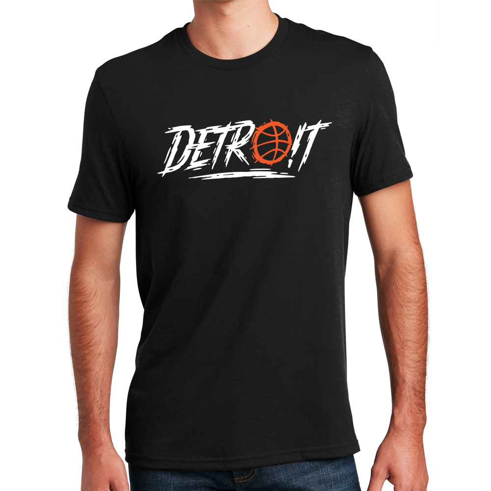 Mens T-Shirt Detroit Basketball Score Bad Boys