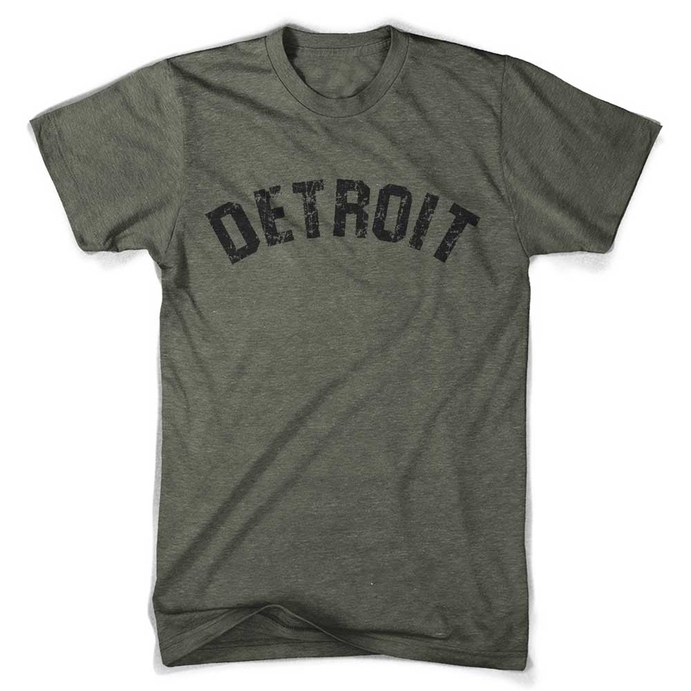 Mens Triblend Detroit Bend T-shirt (Military Green) - Detroit Shirt CompanyDetroit Shirt CompanyT-Shirts (Apparel)