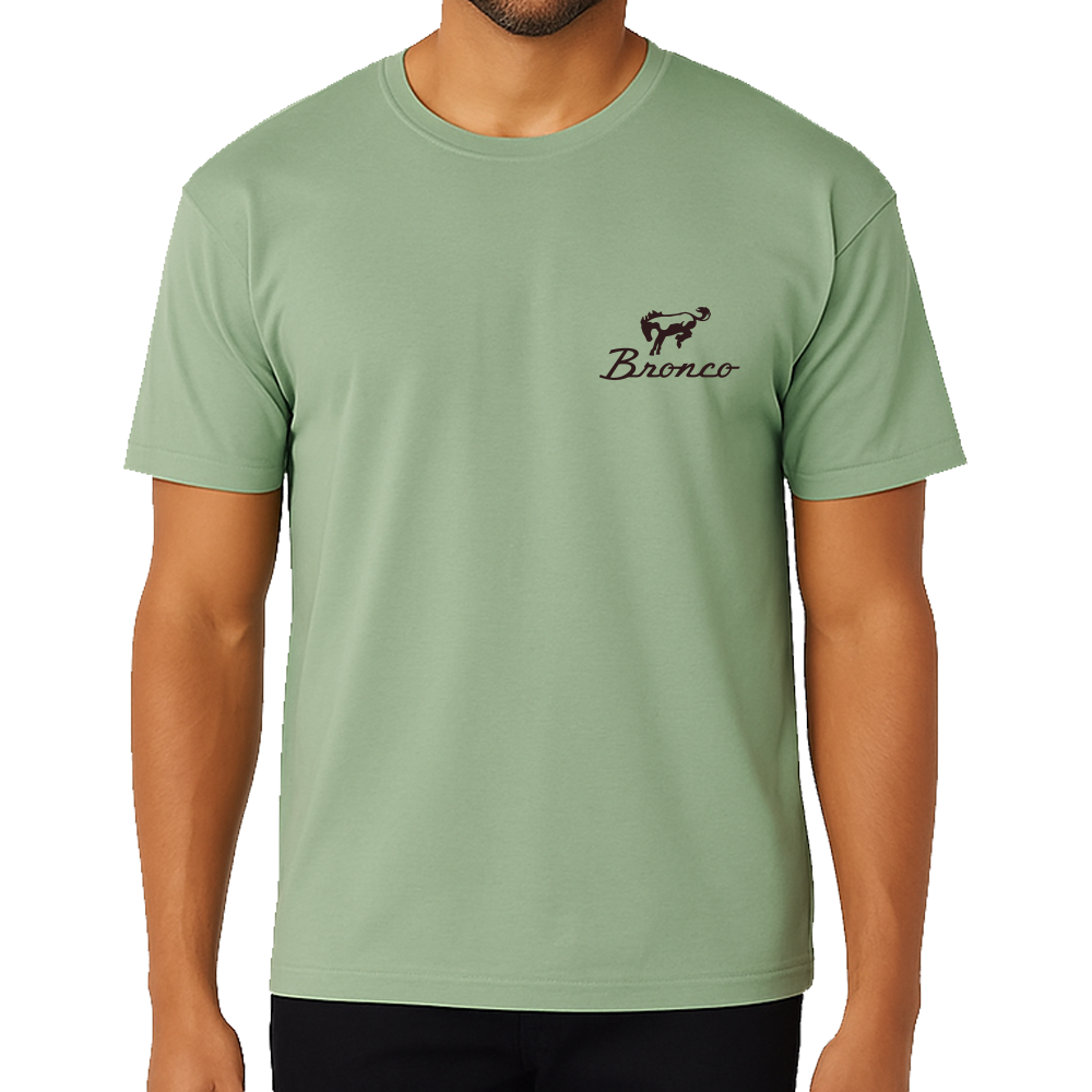 Mens T-Shirt Ford Bronco American Tradition - Artichoke