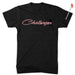 Mens Dodge Challenger T-shirt (2 color print on Black) - Detroit Shirt CompanyFCA - DodgeT-Shirts (Apparel)