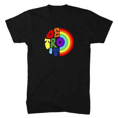 Unisex/Mens Detroit Rainbow T-shirt (Black) - Detroit Shirt CompanyDetroit Shirt CompanyT-Shirts (Apparel)