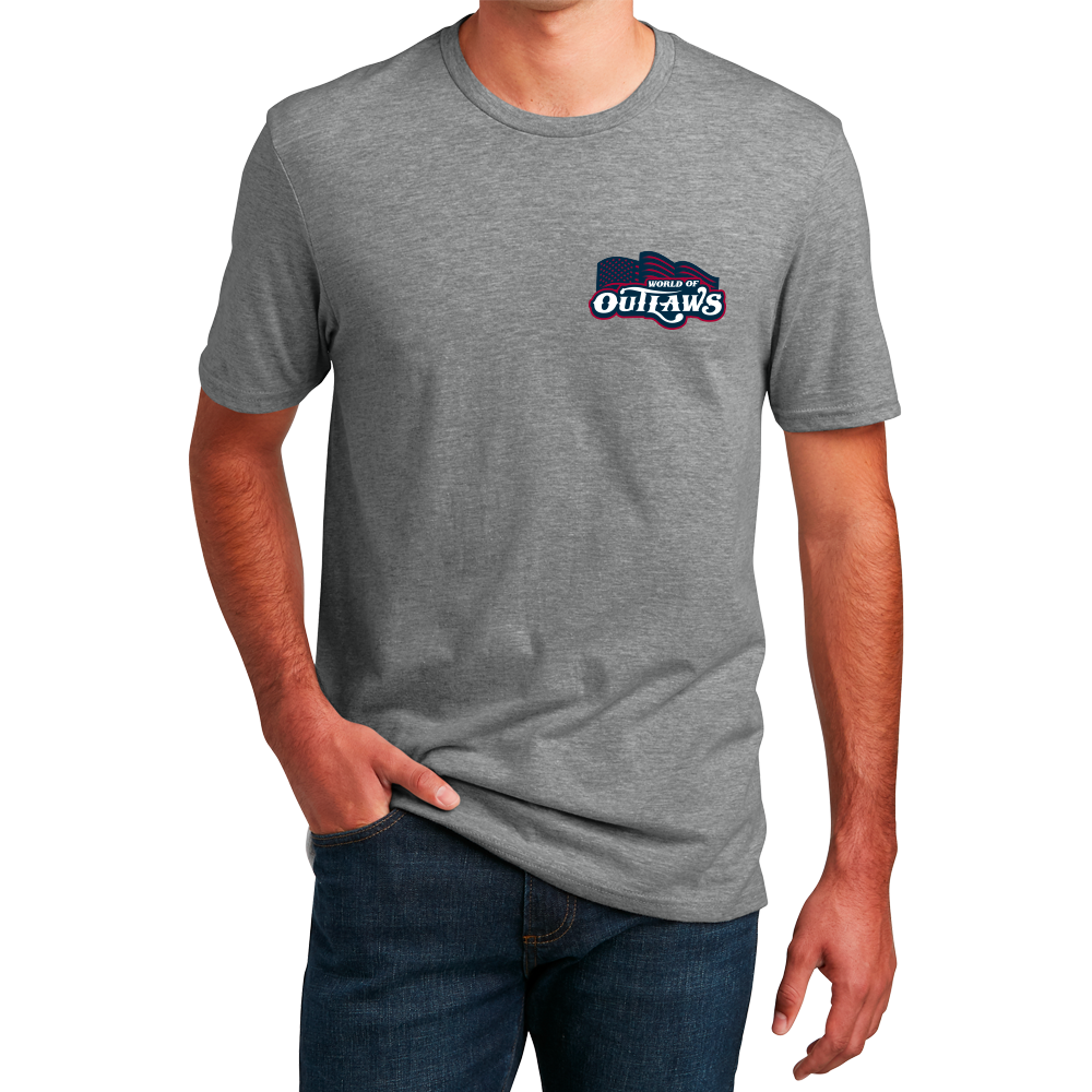 Mens - World Of Outlaws Easton Flags T-shirt
