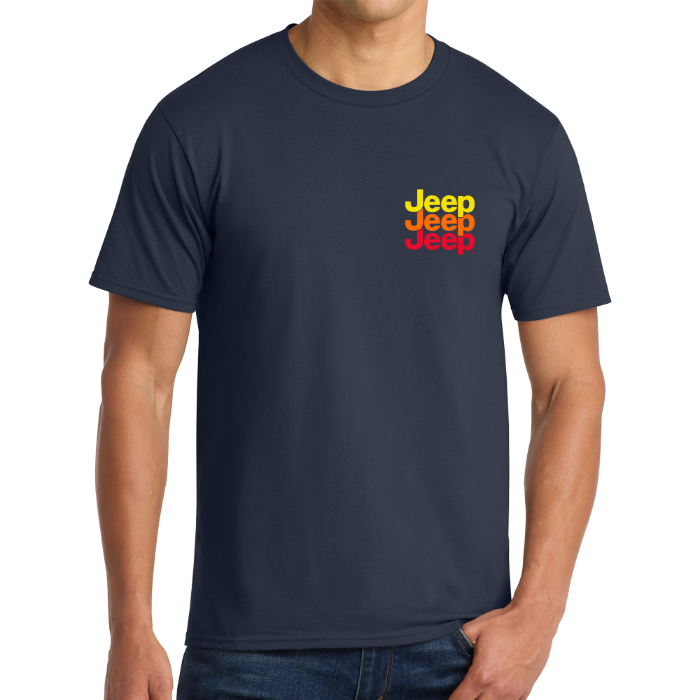 Mens Jeep® Echo T-Shirt - Navy Blue