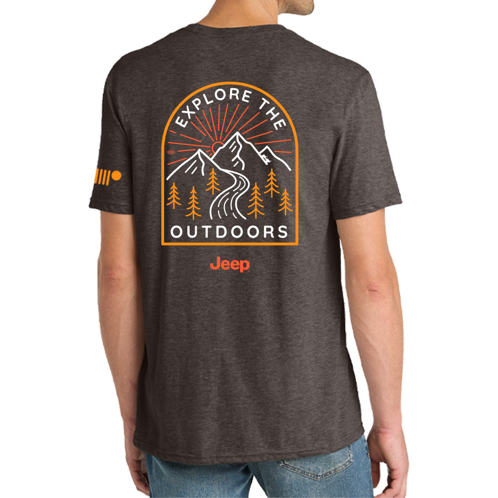 Mens T-Shirt Jeep® Explore The Outdoors