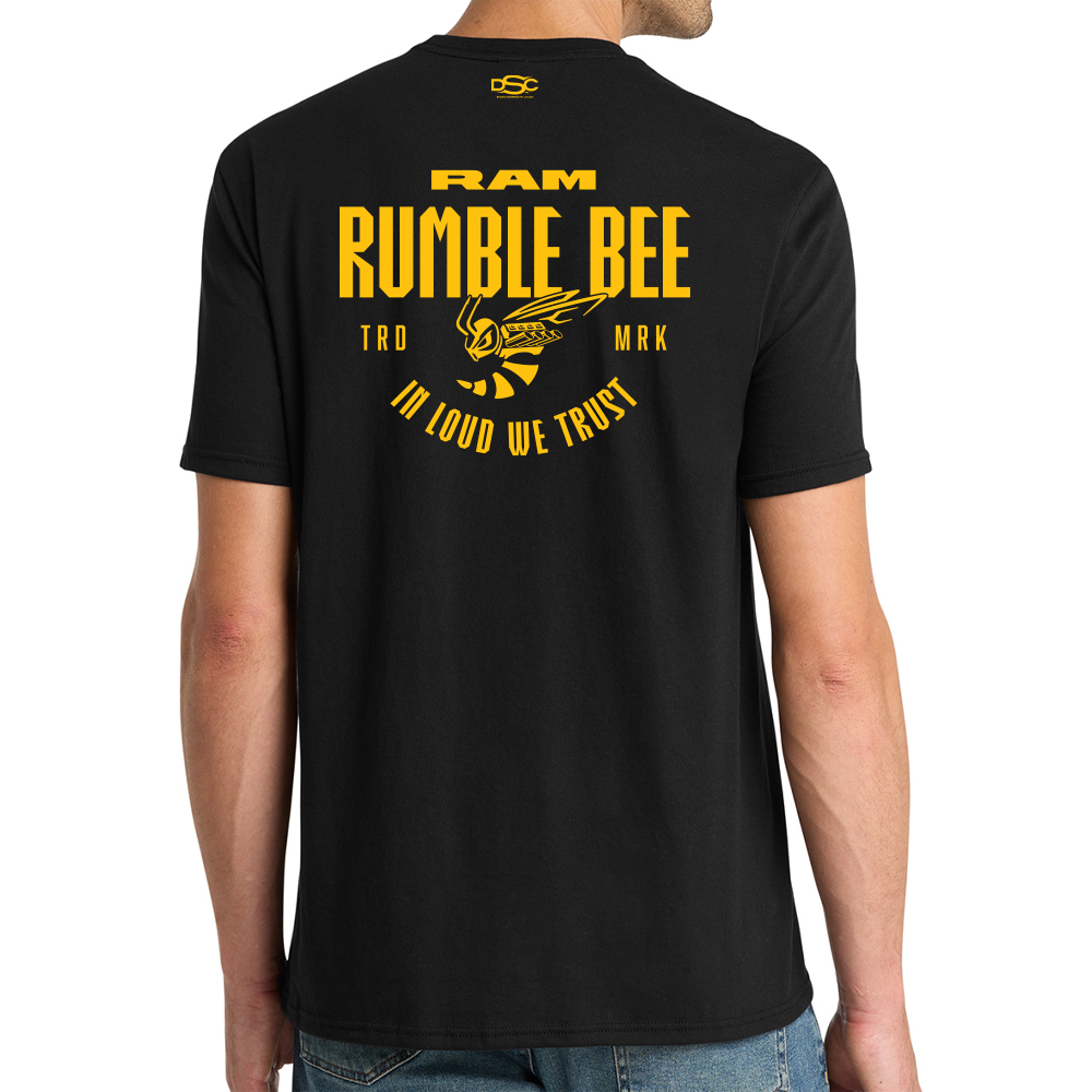 Mens T-Shirt - Ram Rumble Bee In Loud We Trust