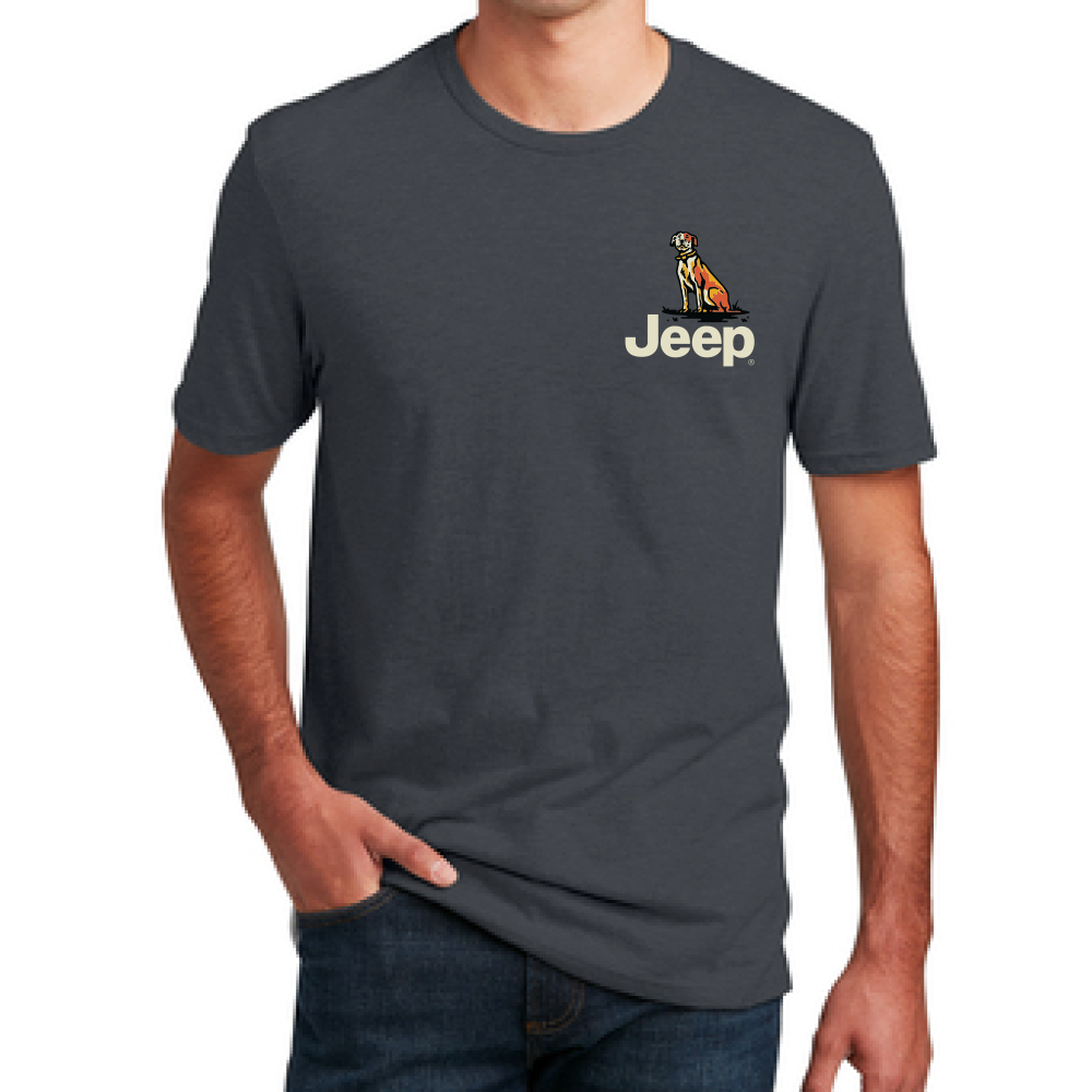 Mens Jeep® Dogs Built For Adventure T-Shirt