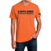 Mens Jeep® Explore the Detours T-Shirt - Orange - Detroit Shirt CompanyFCA - JeepT-Shirts (Apparel)