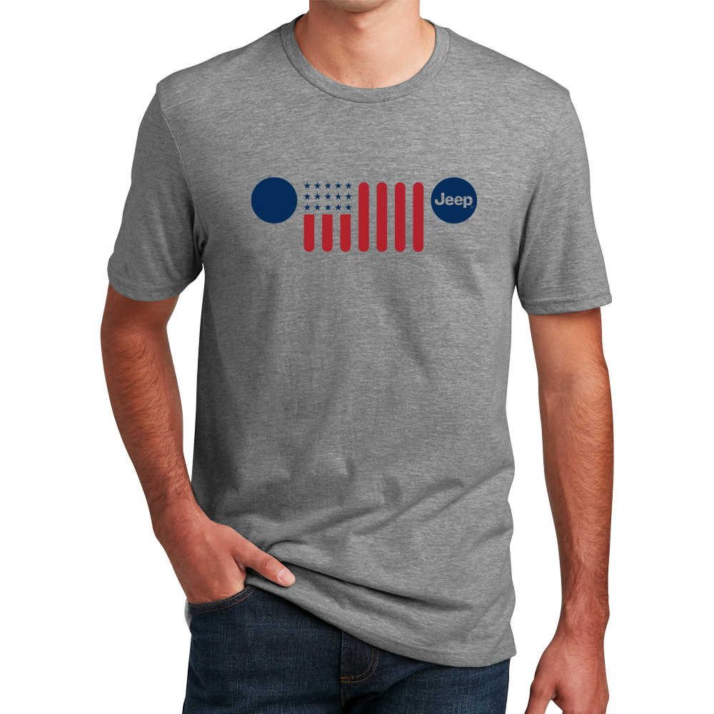 Mens T-Shirt - Jeep® Flag Grille