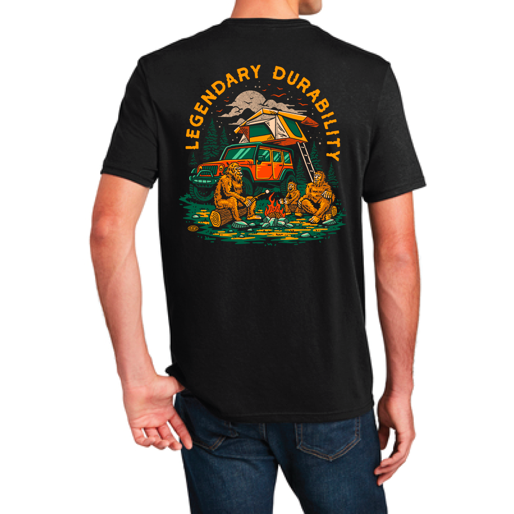 Mens Jeep® Sasquatch T-Shirt - Black