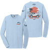 Mens Jeep® Wrangler Beachin' Good Time Longsleeve T-Shirt - Beach Wash Glacier Blue - Detroit Shirt CompanyFCA - JeepT-Shirts (Apparel)