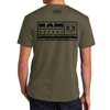 Mens RAM Label T-shirt (Military Green)