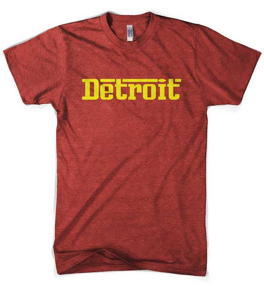 Mens Detroit Rosso T-shirt (Heather Red) - Detroit Shirt CompanyDetroit Shirt CompanyT-Shirts (Apparel)