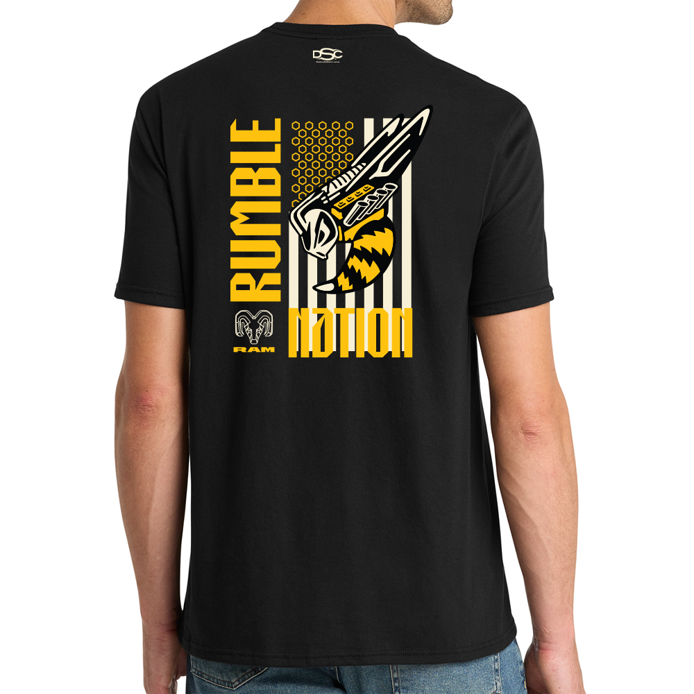 Mens T-Shirt - Ram Rumble Bee Rumble Nation