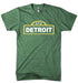 Mens Detroit Street Sign T-shirt (Heather Kelly Green) - Detroit Shirt CompanyDetroit Shirt CompanyT-Shirts (Apparel)