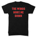 Mens Wings Make Me Drink T-shirt (Black) - Detroit Shirt CompanyDetroit Shirt CompanyT-Shirts (Apparel)