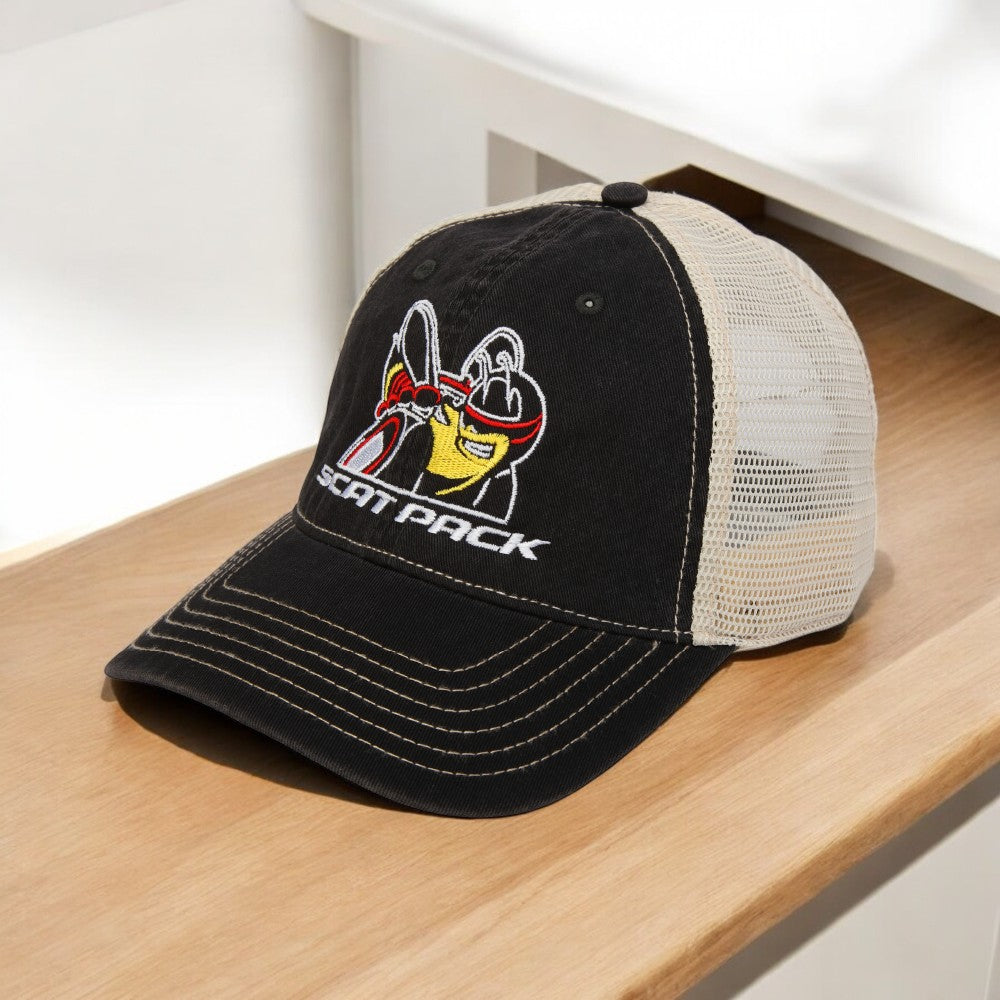 Hat - Dodge Scat Pack SnapBack - Black/Stone