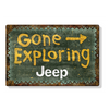 Metal Sign - Jeep Gone Exploring