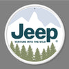 Metal Sign - Jeep Venture Into the Wild - Simple - Detroit Shirt CompanyFCA - JeepOther Accessories