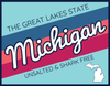 Metal Sign - Michigan Unsalted & Shark Free