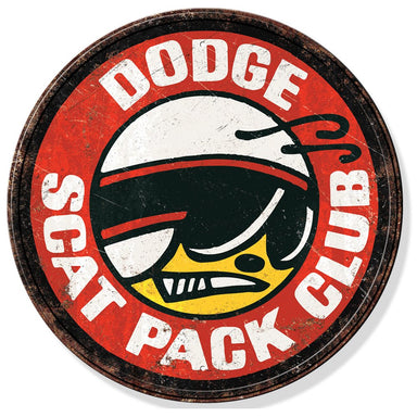 Metal Sign - Dodge Scat Pack Club - Detroit Shirt CompanyFCA - DodgeOther Accessories