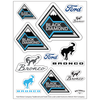 Sticker Sheet - Ford Bronco Black Diamond