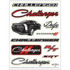 Sticker Sheet - Dodge Challenger
