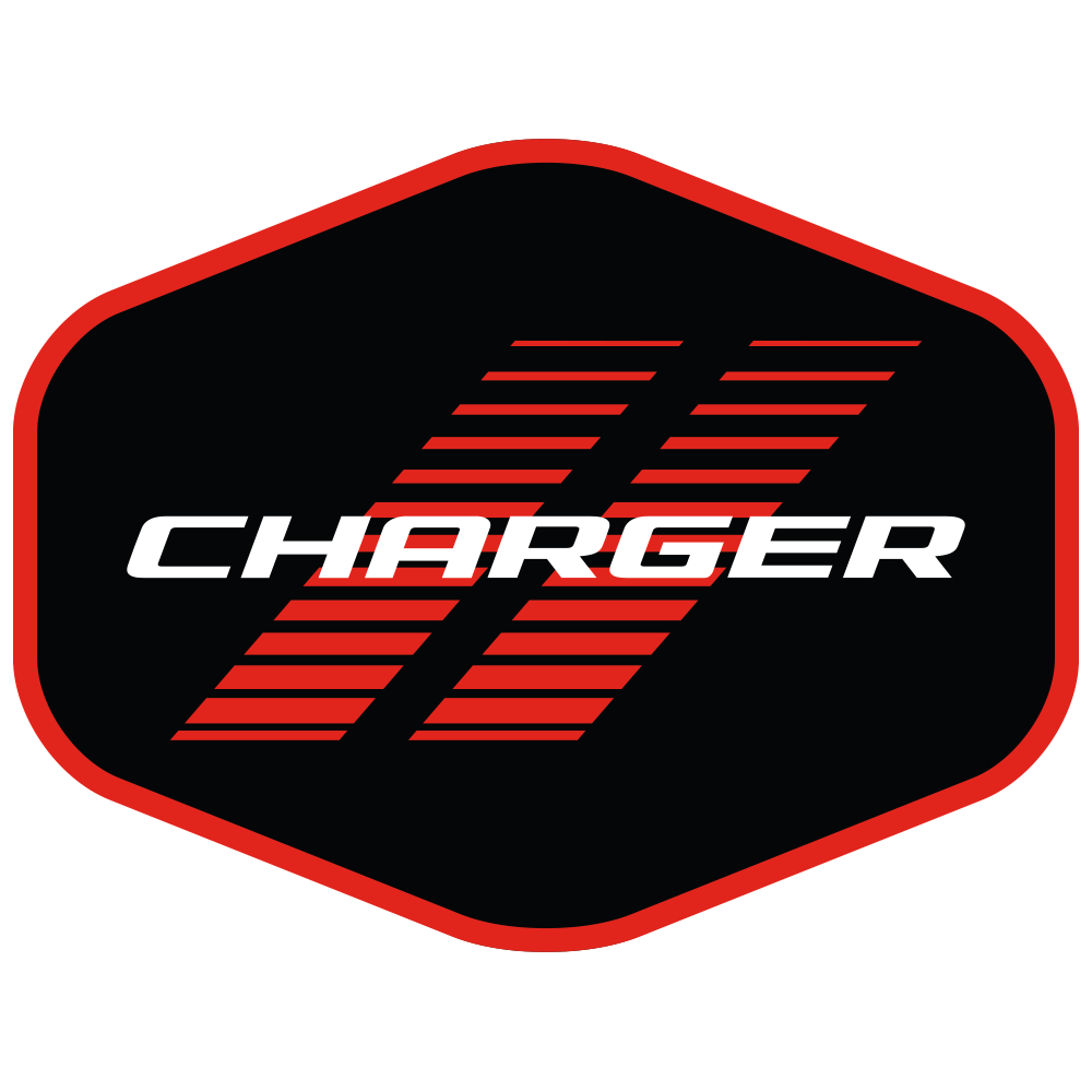 Sticker - Dodge Charger Faded Hex - Detroit Shirt CompanyFCA - DodgeStickers (Accessories)