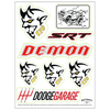 Sticker Sheet - Dodge Demon 170