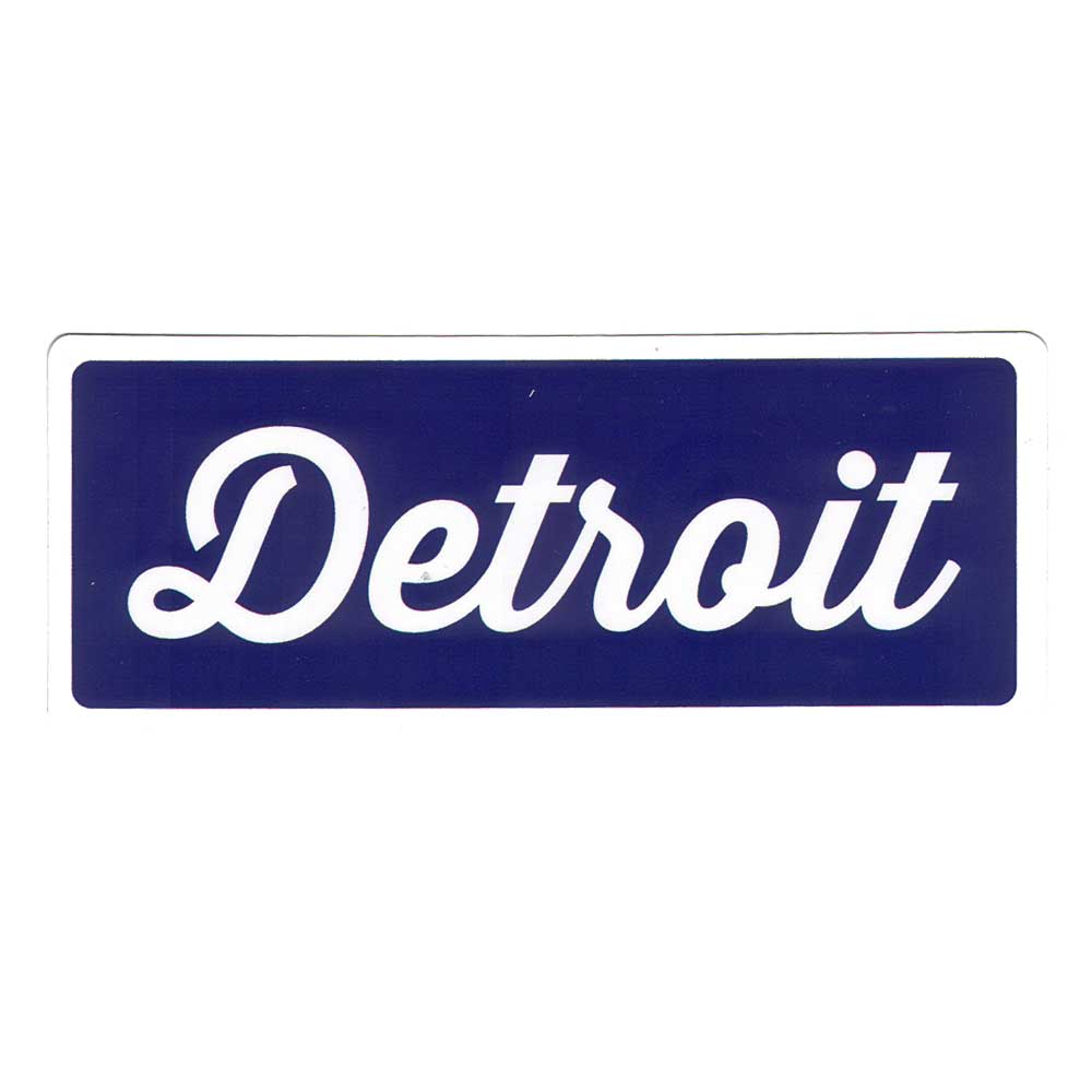 Sticker - Detroit Script - Detroit Shirt CompanyDetroit Shirt CompanyStickers (Accessories)