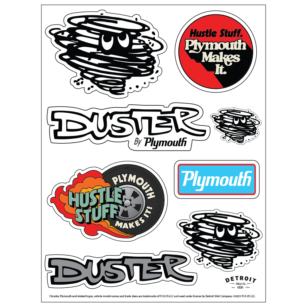 Sticker Sheet - Duster
