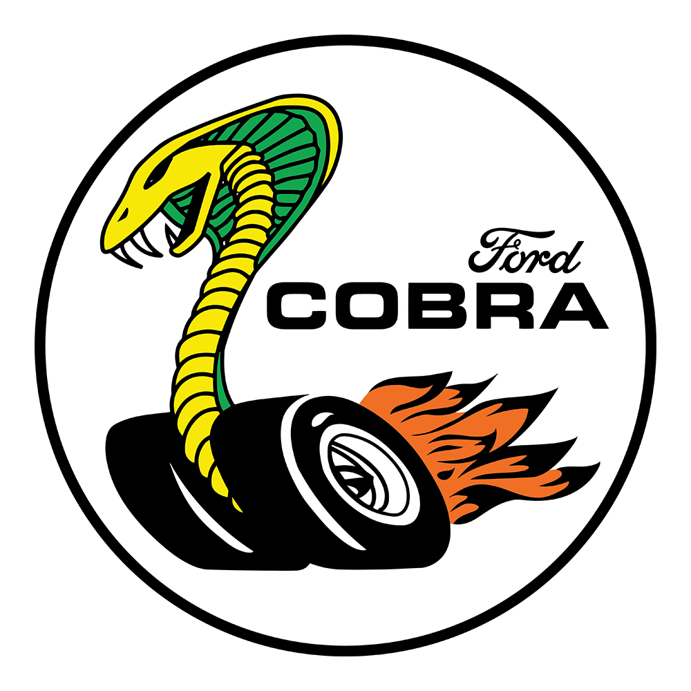 Sticker - Ford Cobra Wheels - Round - Detroit Shirt CompanyDSC - FordStickers (Accessories)