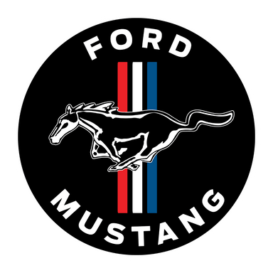 Sticker - Ford Mustang - Round - Detroit Shirt CompanyDSC - FordStickers (Accessories)